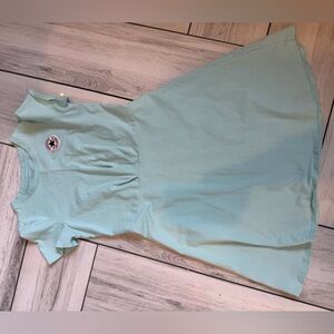 Converse Girls Mint Green Short Sleeve Logo Dress